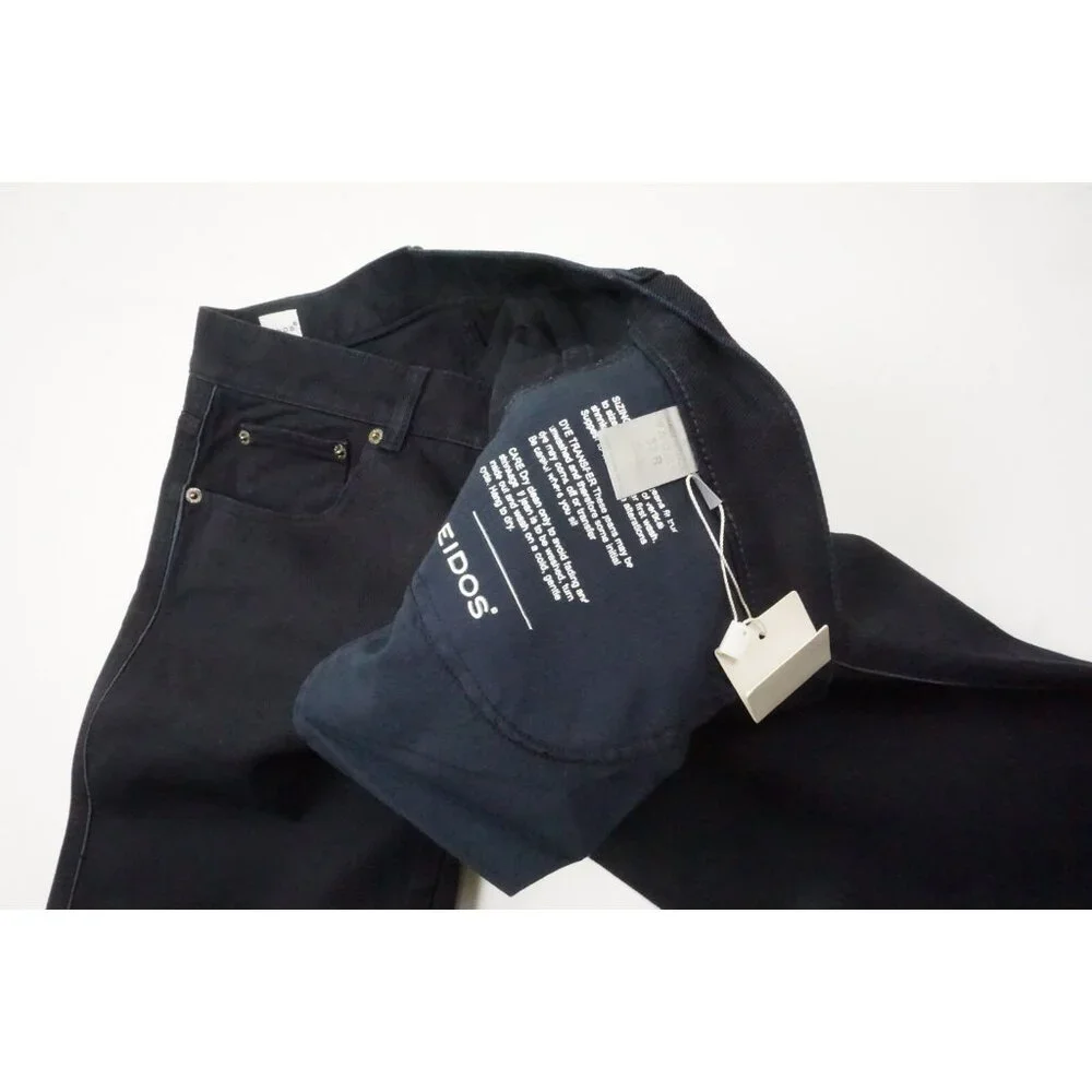 Eidos Fancy Stampa Denim PPT Canvas Dark Wash Blue Jeans Sz 32 Brand New